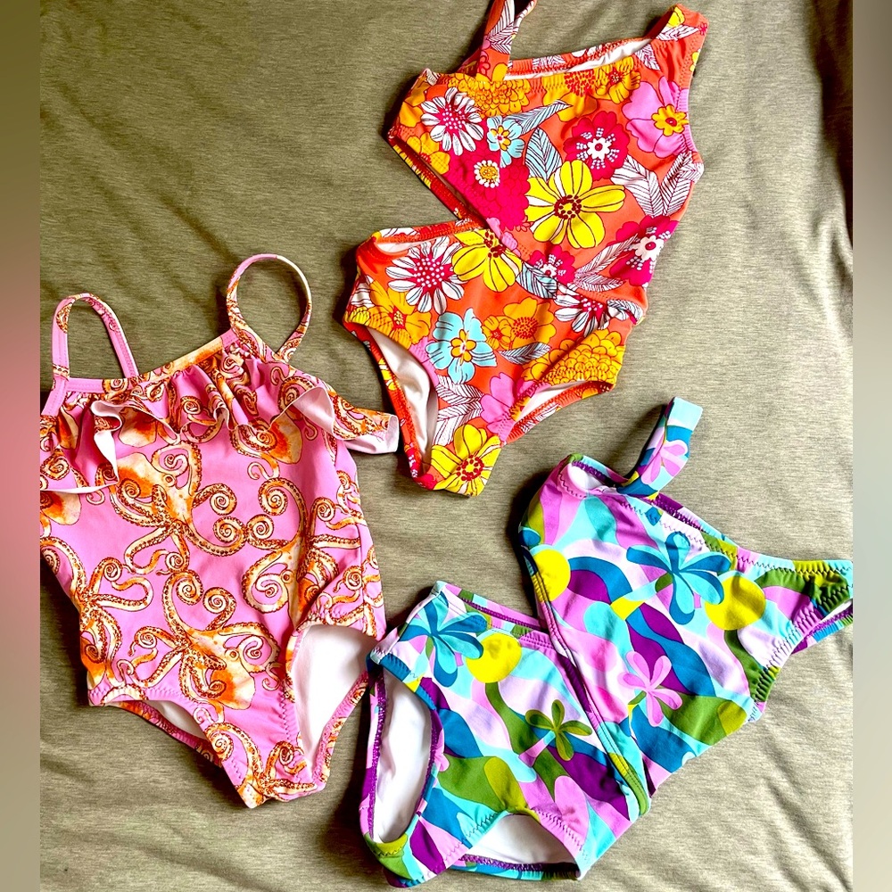 Bundle of Garnet Hill toddler swimsuits